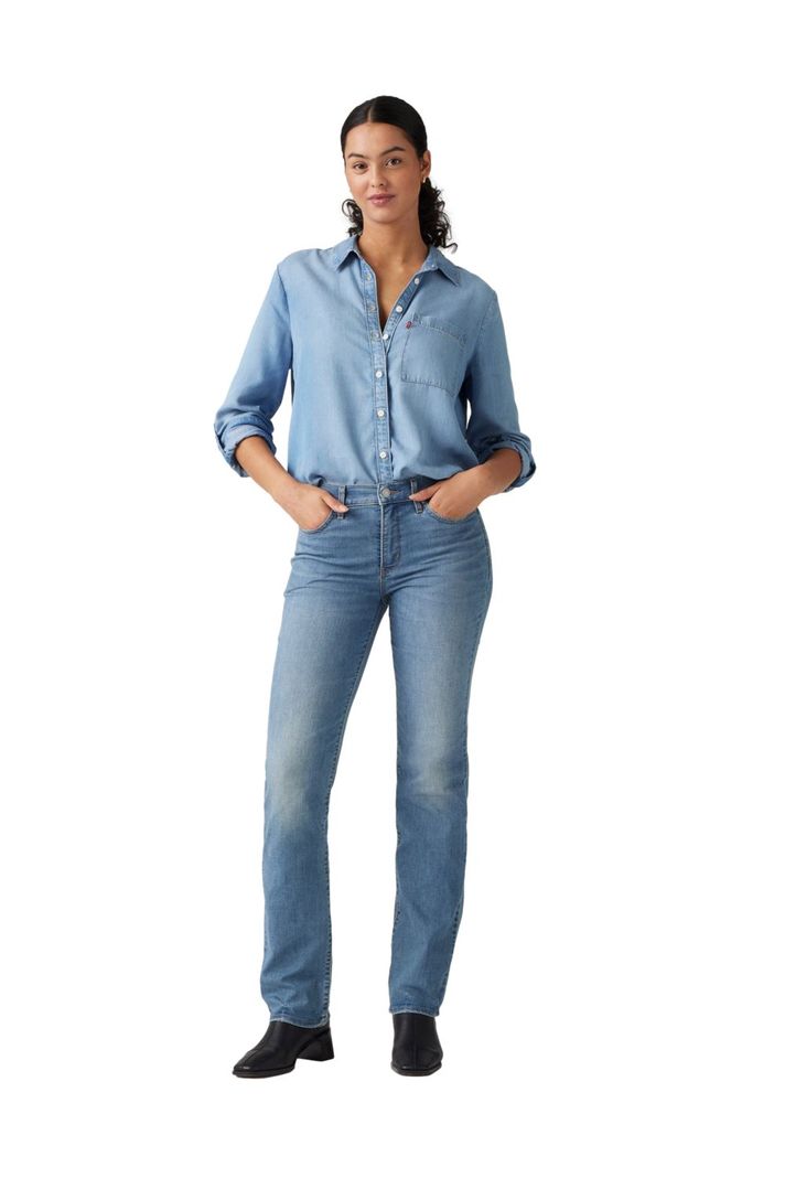 Jeans Mujer 314 Shaping Straight Azul Levis 19631-0272-3