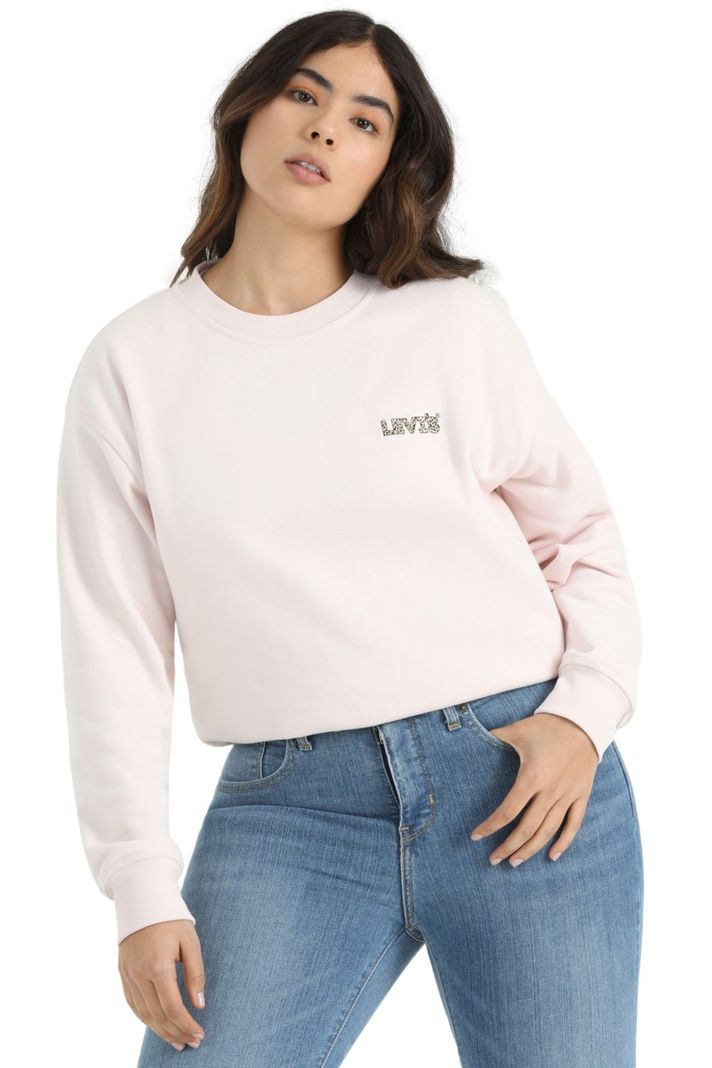 Polerón Mujer Regular Fit Liso Rosado Levis 18686-0257-0