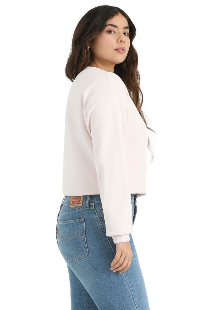 Polerón Mujer Regular Fit Liso Rosado Levis 18686-0257-1