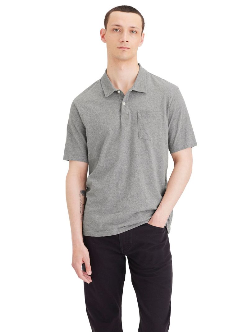 Polera Hombre Pocket Polo Regular Fit Gris A5771-0010-0