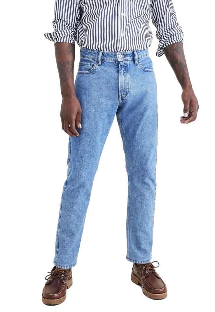 Pantalón Hombre Jean Cut Slim Fit Medium Indigo 56791-0073-0