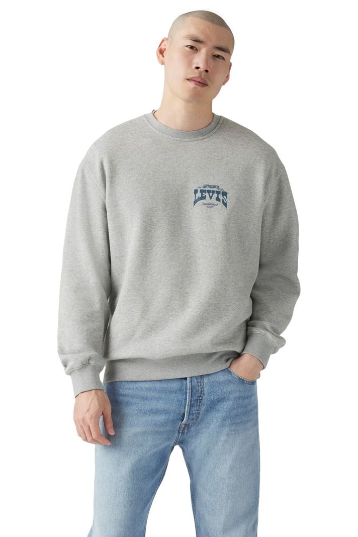 Polerón Hombre Relaxed Graphic Crew Gris Levis 38712-0408-0