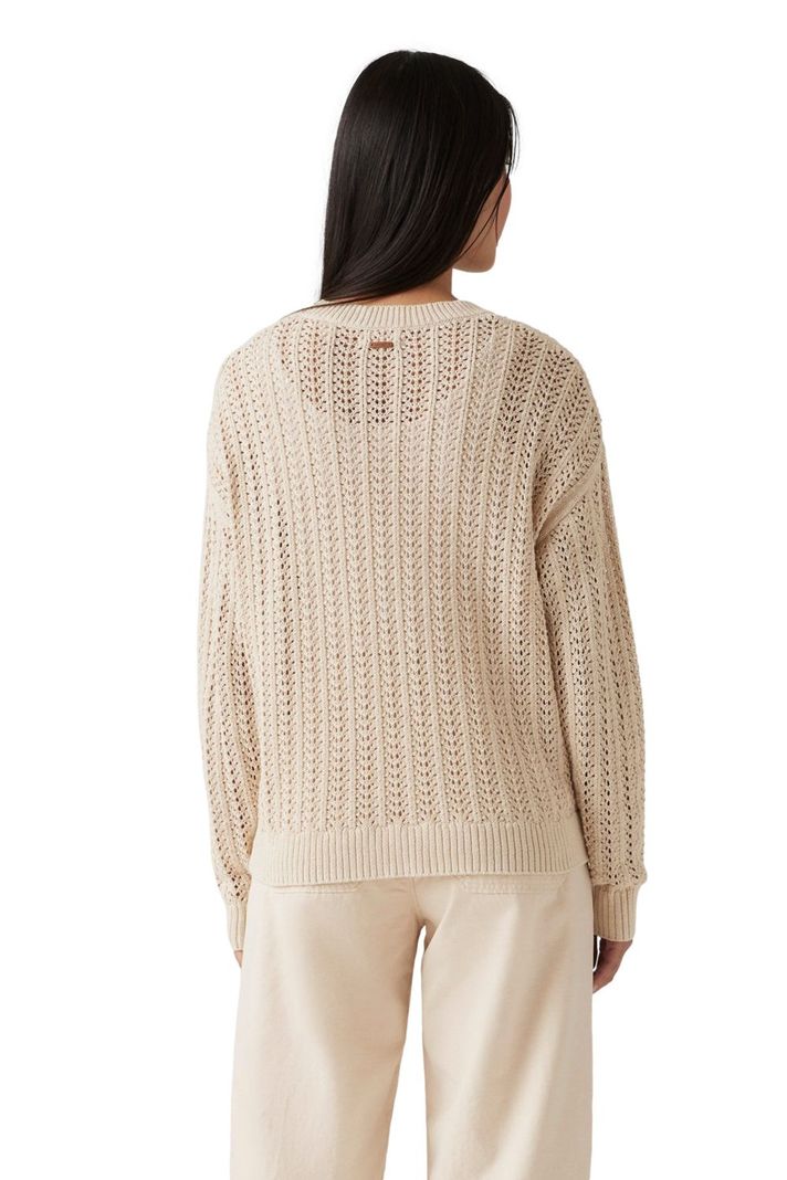 Sweater Mujer Sunrise Crochet Sweater Beige Levis 0013A-0000-1