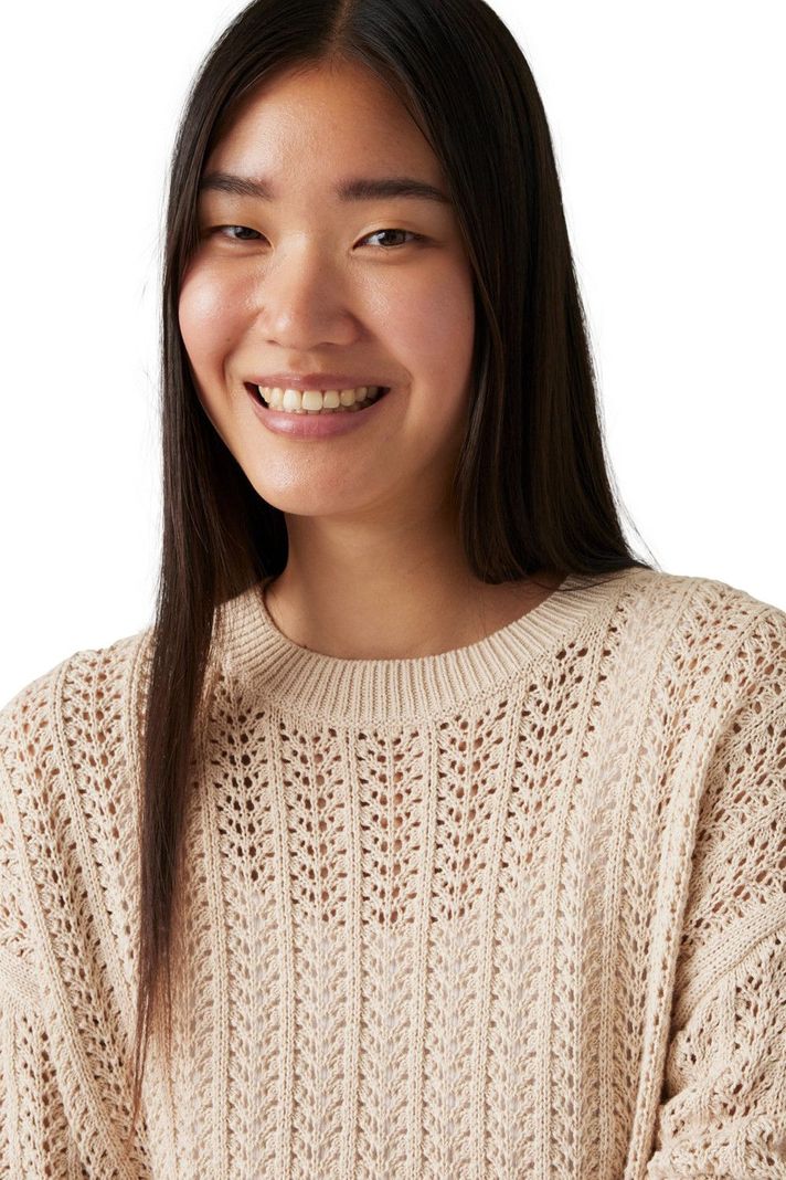Sweater Mujer Sunrise Crochet Sweater Beige Levis 0013A-0000-3