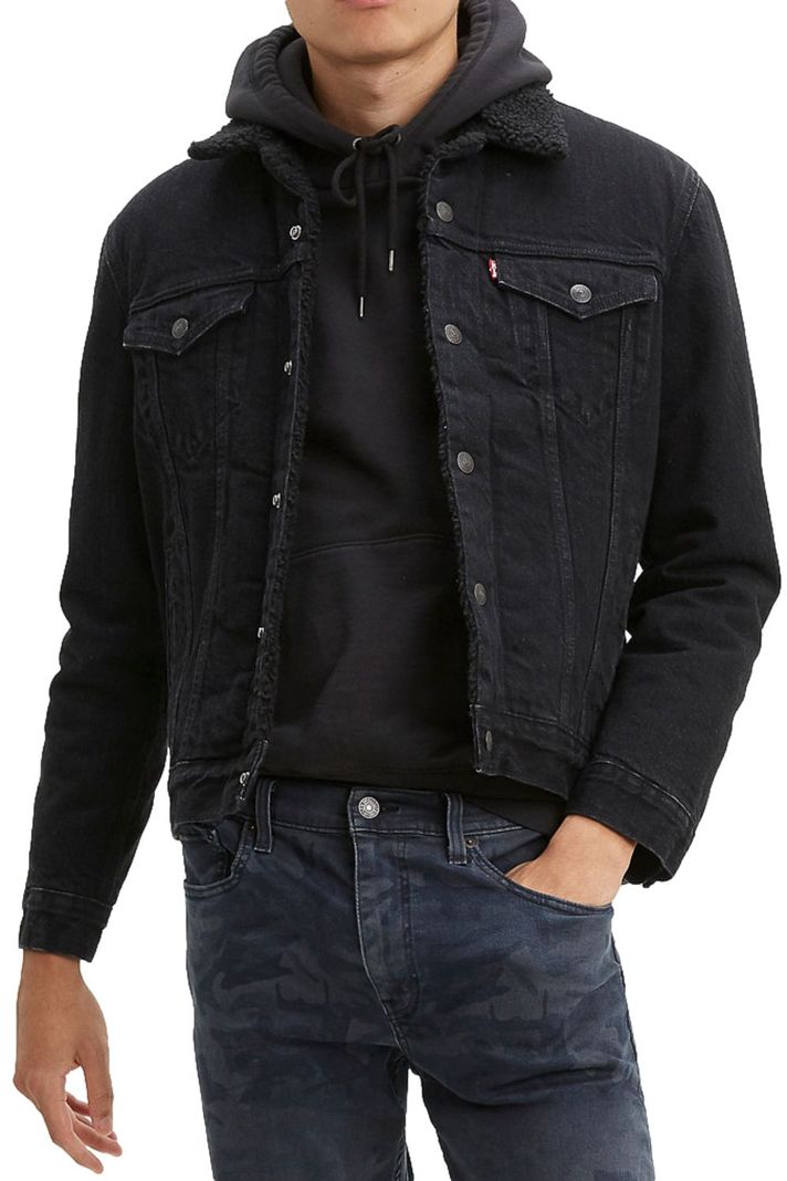 Chaqueta Hombre Type 3 Sherpa Trucker Negro Levis 16365-0100-0