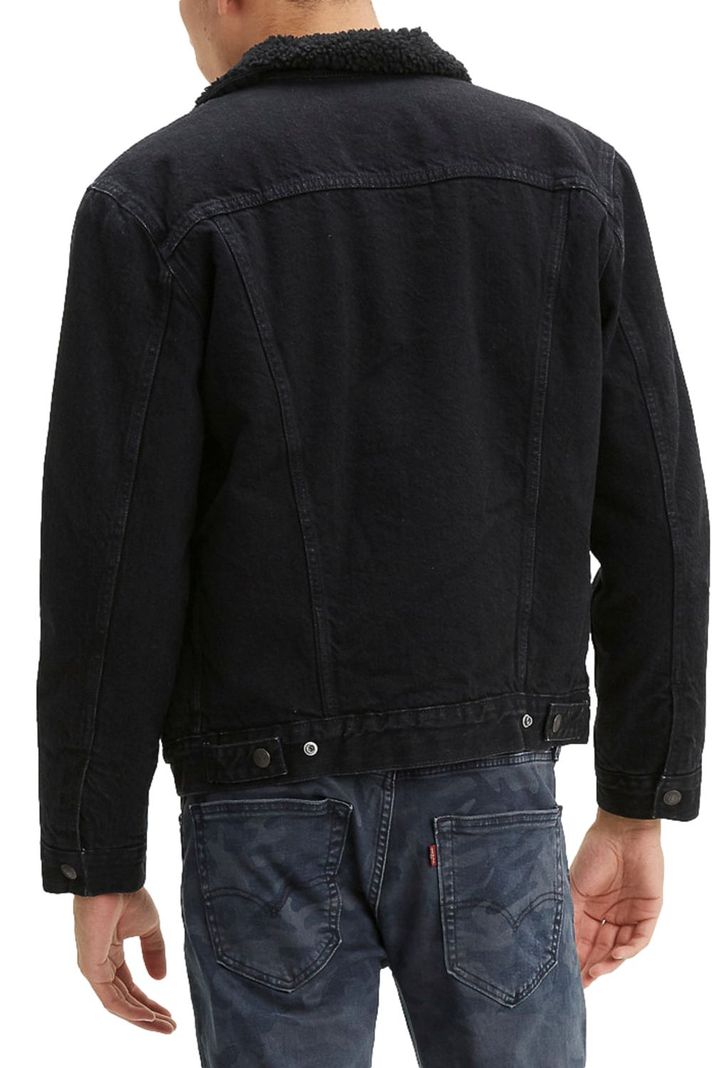 Chaqueta Hombre Type 3 Sherpa Trucker Negro Levis 16365-0100-1