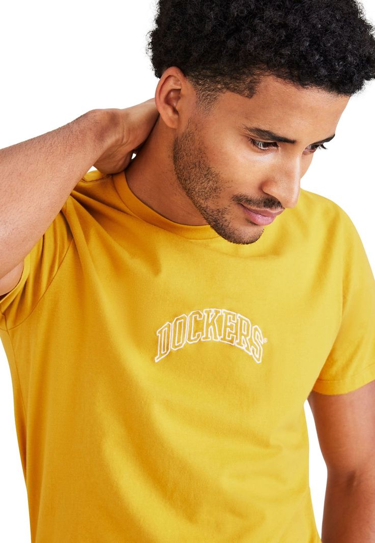 Polera Hombre Graphic Tee Slim Fit Amarillo-2