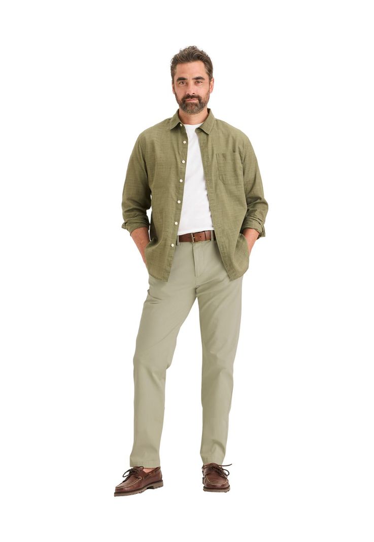 Pantalón Hombre Crafted Khaki Slim Fit Beige-3