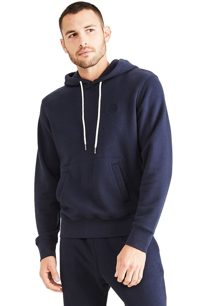 Polerón Sport Hoodie Standard Fit Azul-0