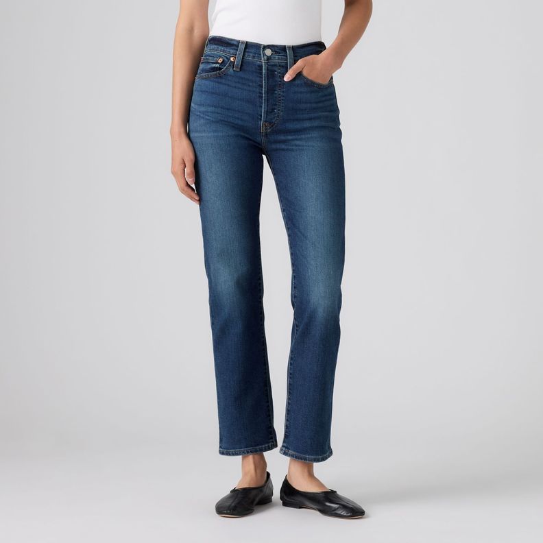 Jeans Mujer Wedgie Straight Azul Levis 34964-0207... a $38.990