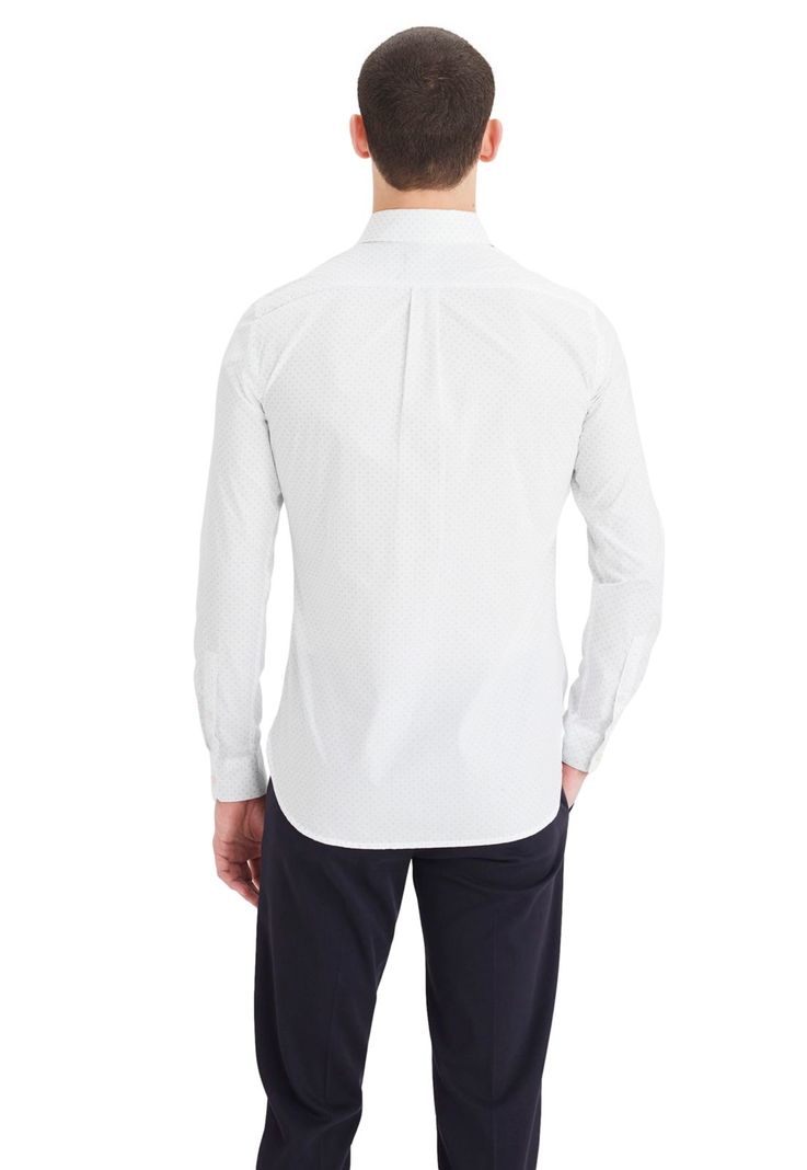 Camisa Hombre Crafted Slim Fit Blanco A4285-0017-1