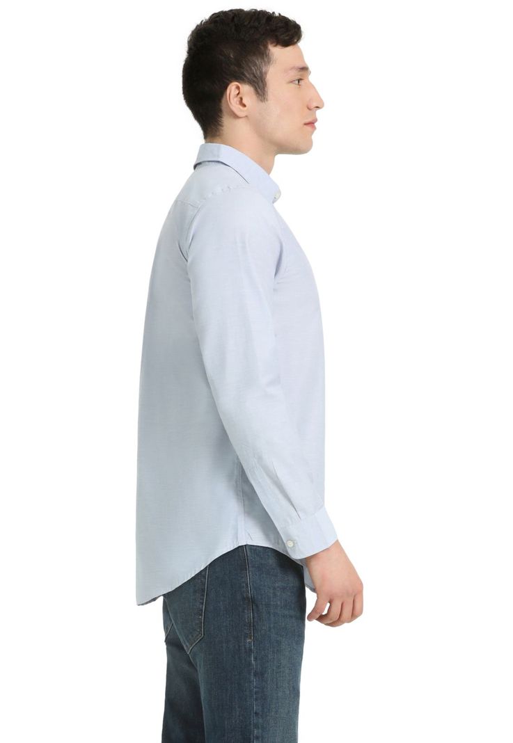 Camisa Hombre Woven Refine Regular Fit Celeste 52798-1174-2
