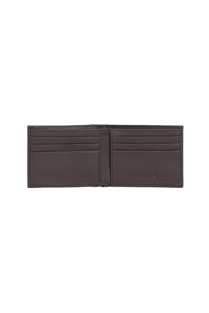 Billetera Hombre Trifold Wallet Café Levis 87522-0102-2