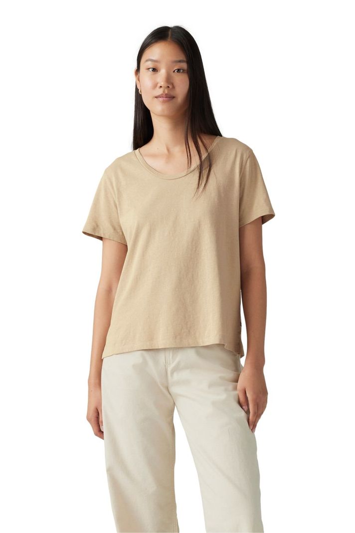 Polera Mujer Bridget Ss Tee Beige Levis 001HG-0003-0