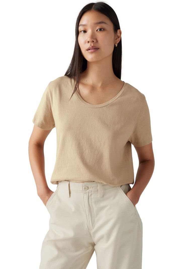 Polera Mujer Bridget Ss Tee Beige Levis 001HG-0003-2