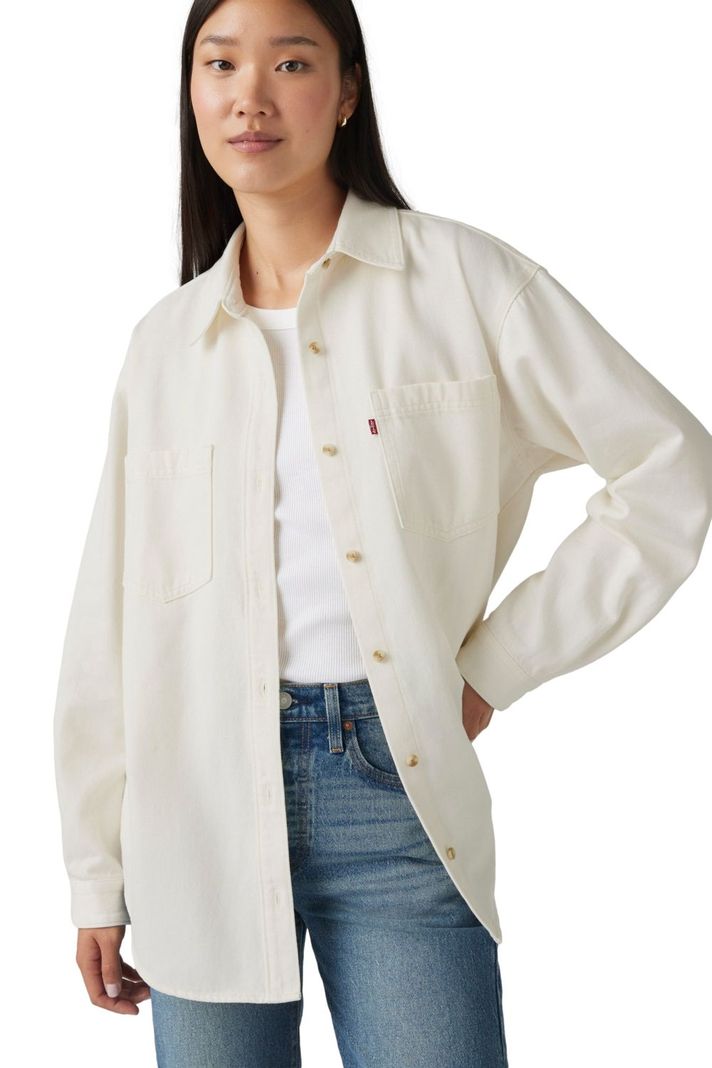 Camisa Mujer Iris Non Denim Shirt Blanco Levis 001SS-0001-2
