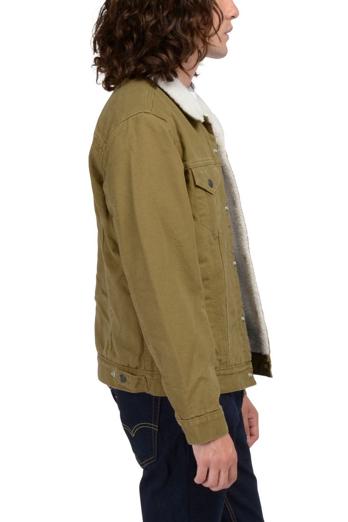 Chaqueta Hombre Regular Fit Sherpa Café Levis 16365-0122-1