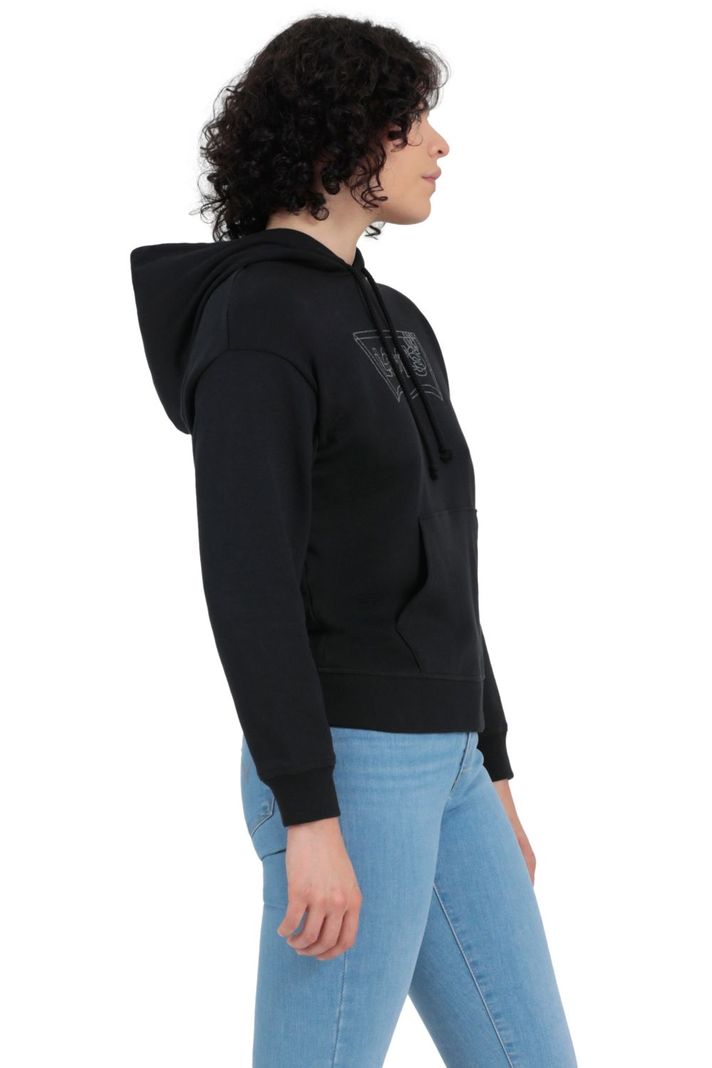 Polerón Mujer Regular Fit Hoodie Negro Levis 18487-0207-1