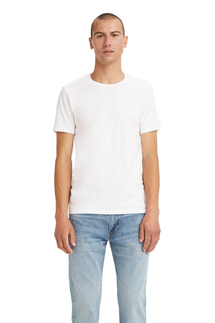 Polera Hombre Slim 2pk Crewneck 1 Blanco Levis 79541-0000-2