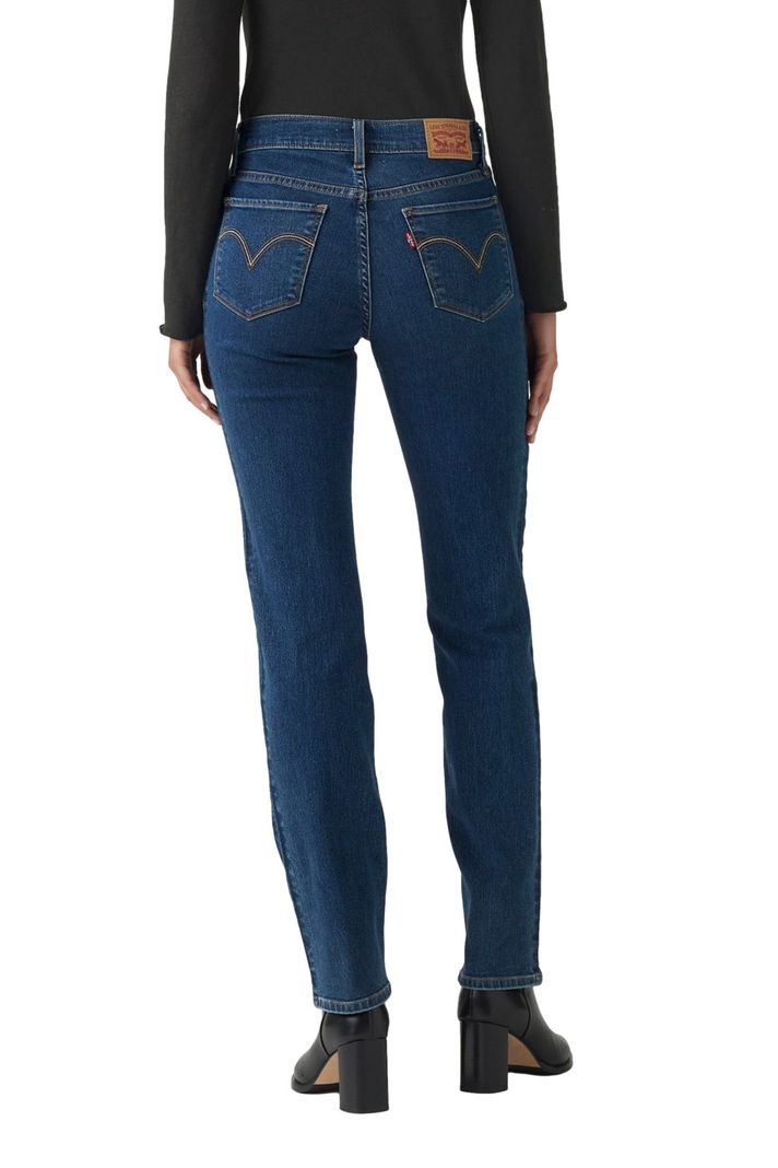 Jeans Mujer 314 Straight Pieced Azul Levis 001PY-0000-1