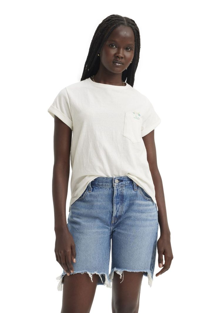 Polera Mujer Regular Fit Blanco Levis A7212-0000-0