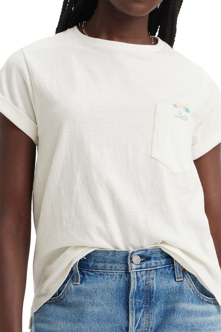 Polera Mujer Regular Fit Blanco Levis A7212-0000-1