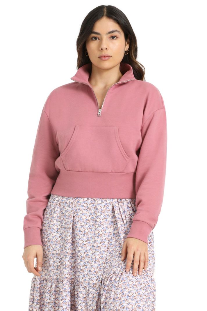 Polerón Mujer Regular Fit 1/4 Zip Rosado Levis A8459-0002-0