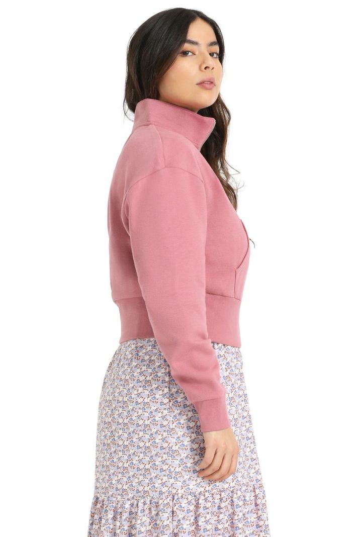 Polerón Mujer Regular Fit 1/4 Zip Rosado Levis A8459-0002-1