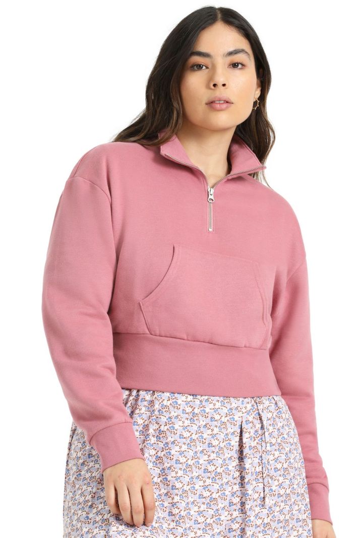 Polerón Mujer Regular Fit 1/4 Zip Rosado Levis A8459-0002-3