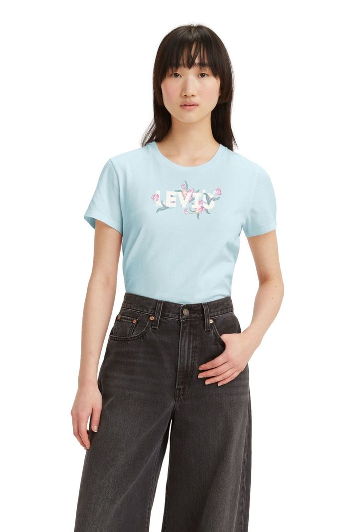 Polera Mujer Regular Fit Batwing Celeste Levis 17369-2523-0