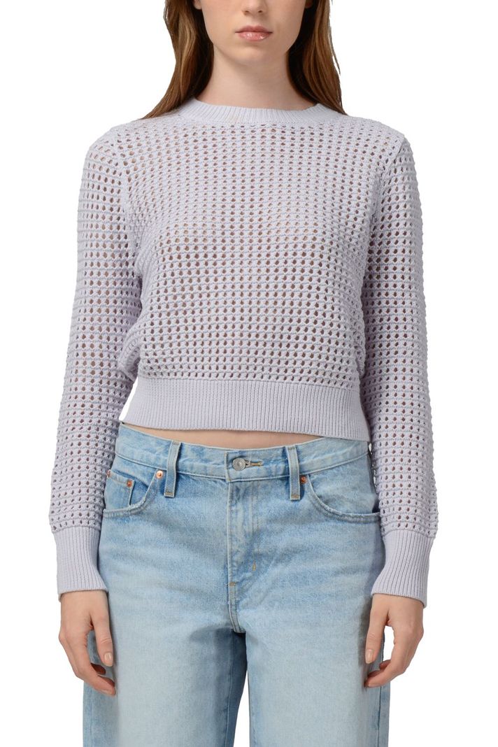 Chaleco Mujer Crochet Manga Larga Lila Levis A8889-0003-0