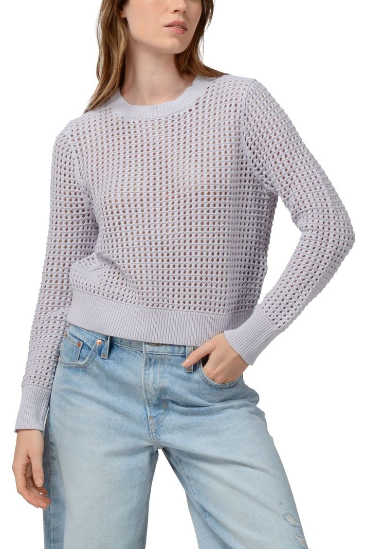 Chaleco Mujer Crochet Manga Larga Lila Levis A8889-0003-3