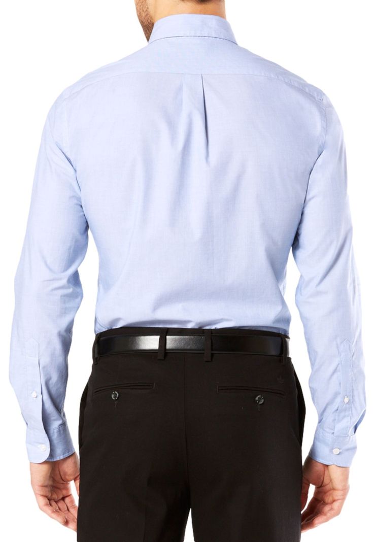 Camisa Hombre Refined Poplin Slim Fit Celeste 28836-0001-1