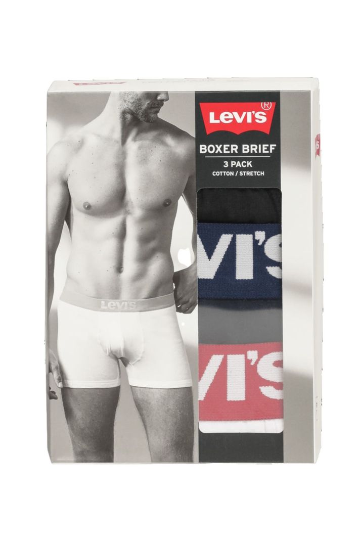 Boxer Hombre 3 Pack Multicolor Levis LUBS3-0003-4