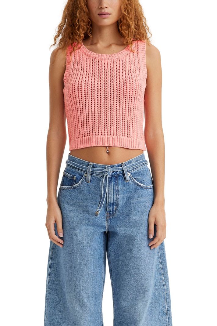 Polera Mujer Baby Blue Vest Rosado Levis A4247-0000-0
