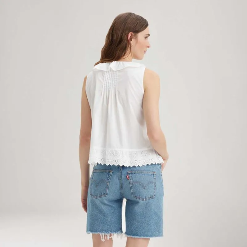 Blusa Sin Mangas Mujer Fauna Blanco Levis A8674-0008-1