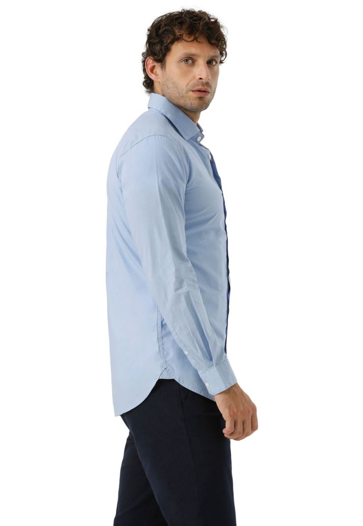 Camisa Hombre Crafted Slim Fit Blues A4285-0023-1