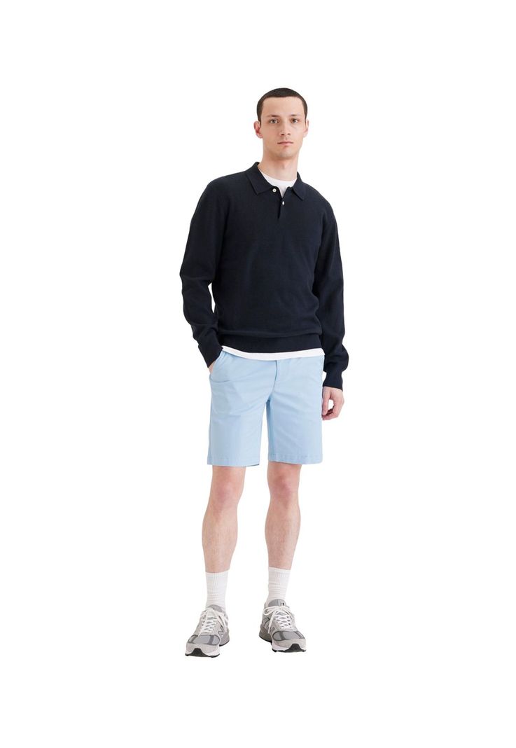 Short Hombre Ultimate Solid Straight Fit Placid Blue 85868-0186-3