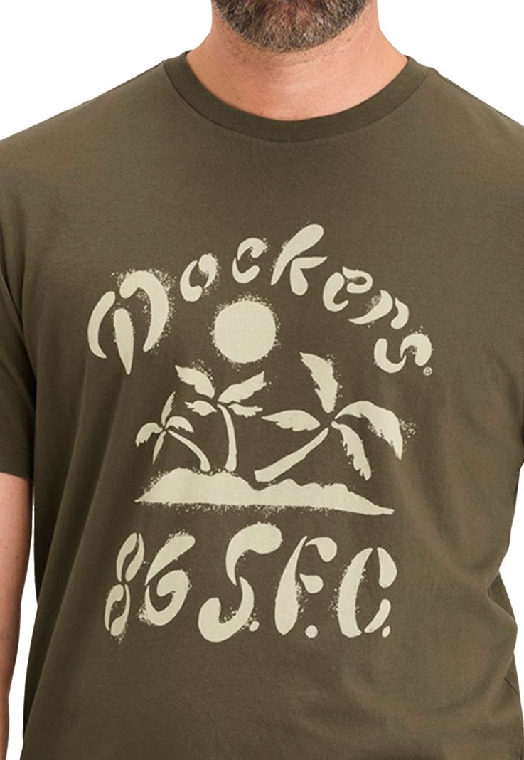 Polera Hombre Graphic Tee Slim Fit Verde A1103-0295-1