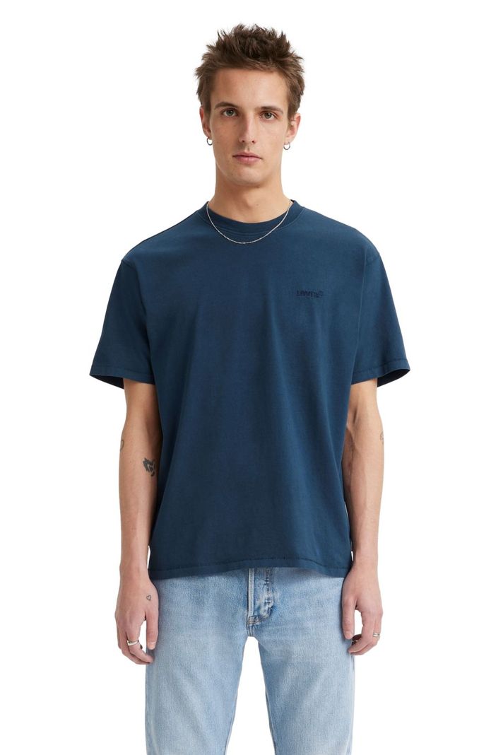 Polera Hombre Manga corta Red Tab Azul Levis A0637-0058 S