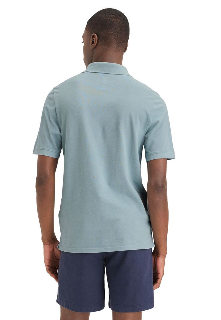 Polera Hombre Polo Pique Slim Fit Celeste A1159-0119-1
