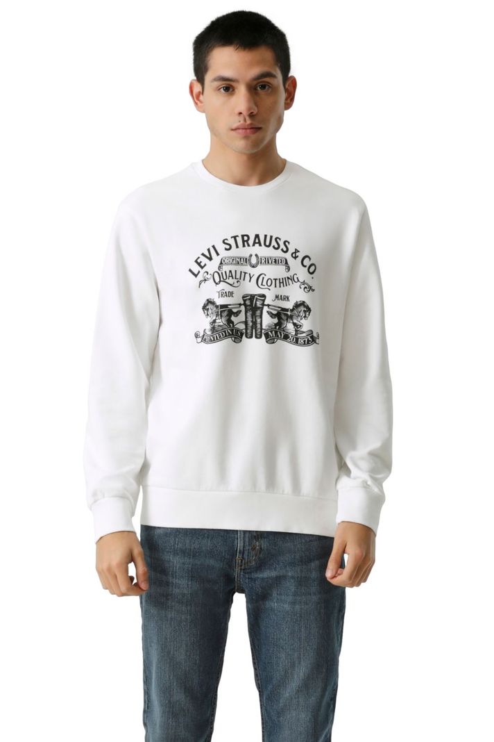 Polerón Hombre Standard Graphic Crew Blanco Levis 38423-0128-0