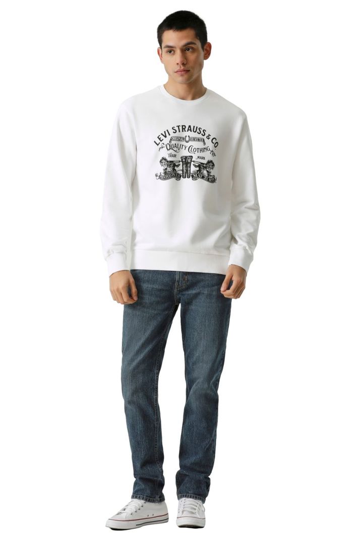 Polerón Hombre Standard Graphic Crew Blanco Levis 38423-0128-3