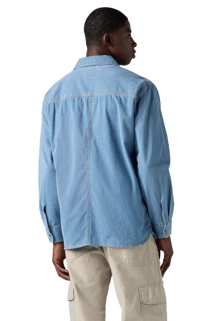 Camisa Hombre Ls Auburn Worker Azul Levis A7224-0010-1
