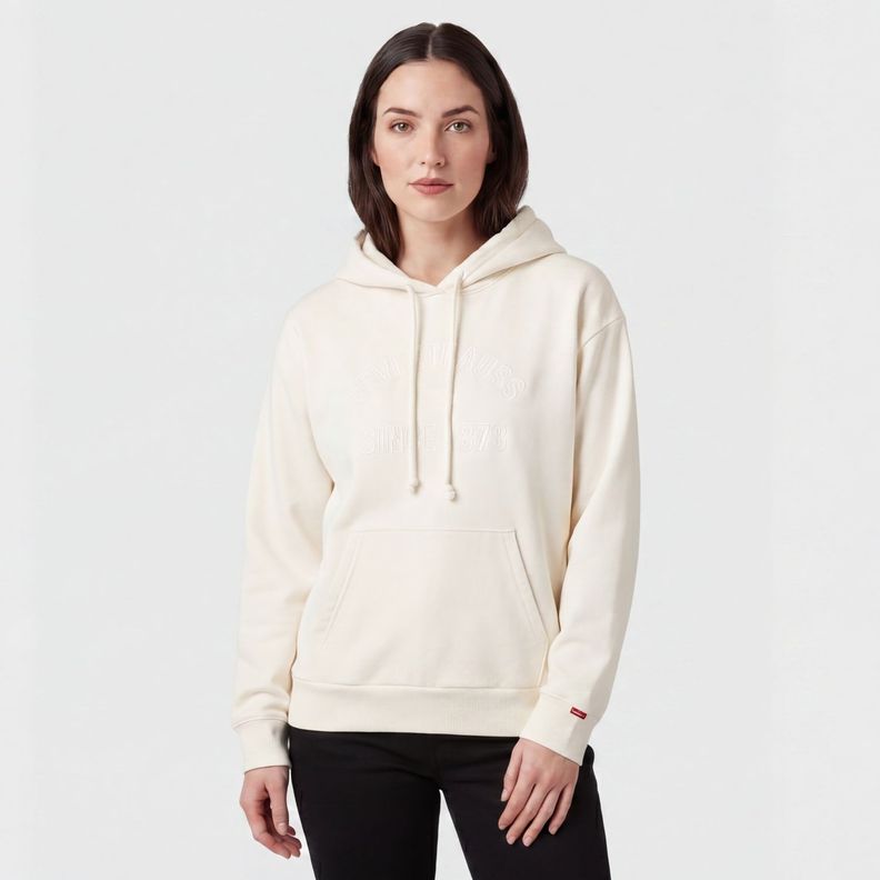 Polerón Mujer Graphic Heritage Blanco Levis A7296-0053