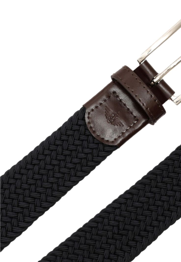 Cinturón Hombre Trenzado Azul Marino DMTBN-W002-2