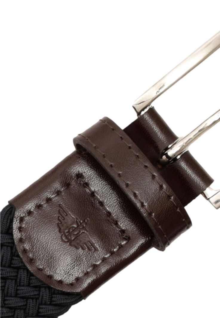 Cinturón Hombre Trenzado Azul Marino DMTBN-W002-3