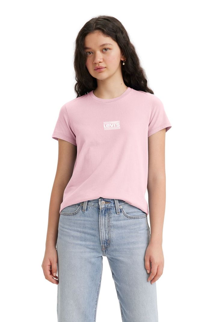 Polera Mujer Regular Fit Lisa Logo Rosado Levis 17369-2536-0