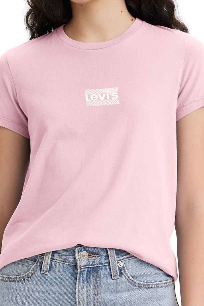 Polera Mujer Regular Fit Lisa Logo Rosado Levis 17369-2536-2