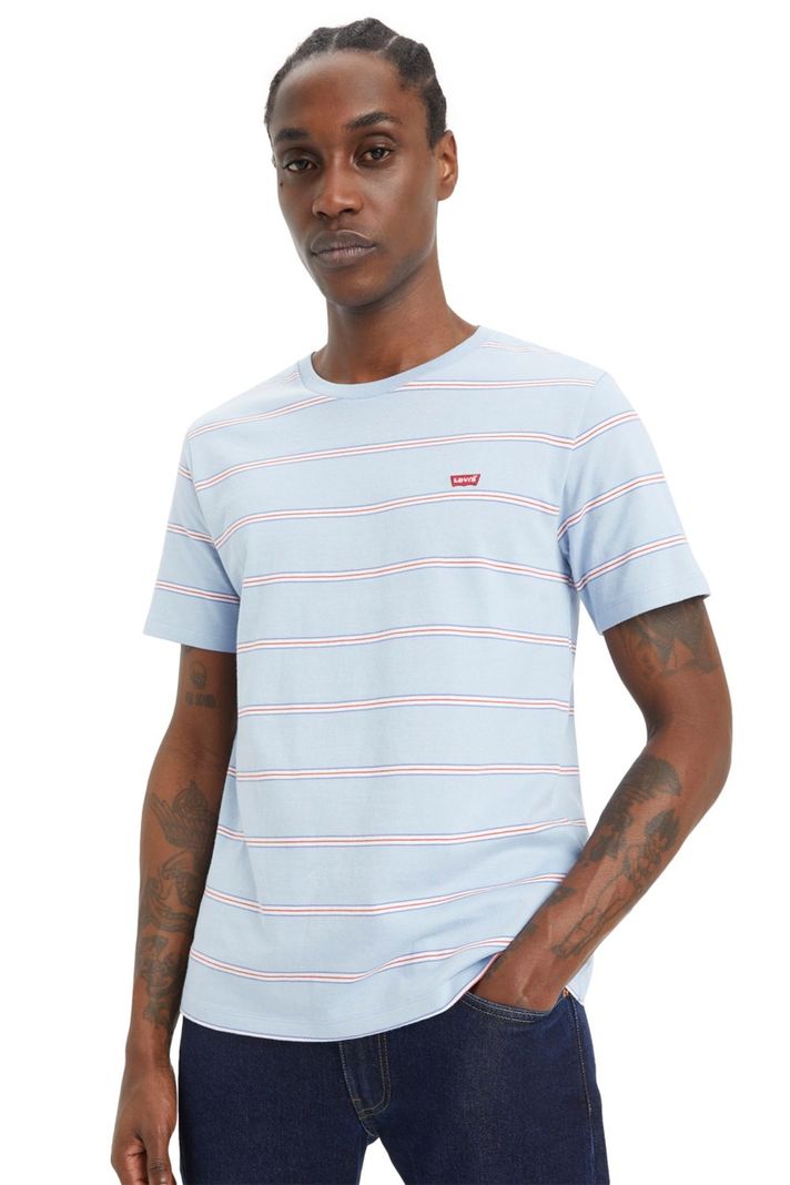 Polera Hombre Ss Original Hm Tee Celeste Levis 56605-0231-2
